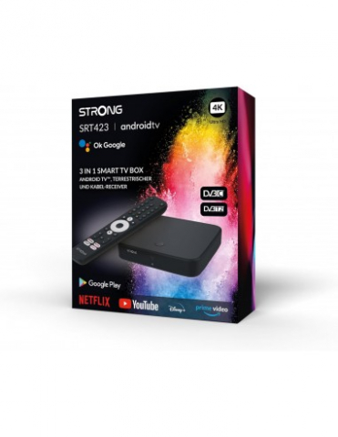 Strong Google TV Box 4K SRT 423  Smart TV Box si receptor cablu/terestrial [4]