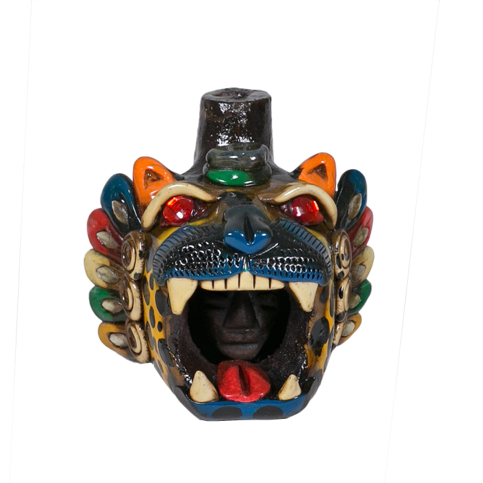 Fluier care cheama Jaguarii - Model Artizanal Mexican [4]