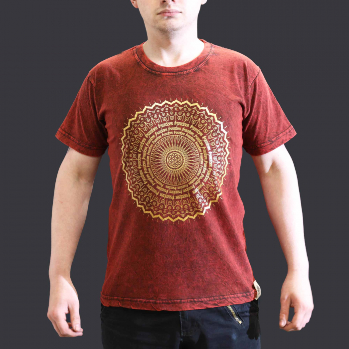 Tricou Unisex Mandala, Maro [3]