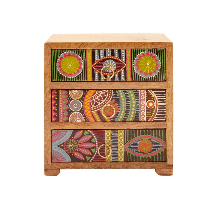 Sharifa dulapior african pictat, 3 sertare [2]