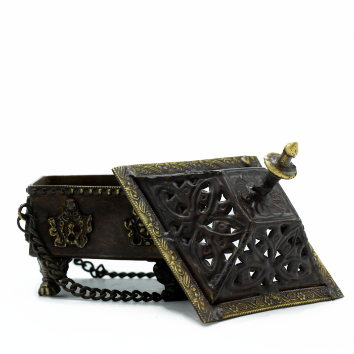 Arzator de Tamaie Tibetan Antic cu 4 Simboluri [3]