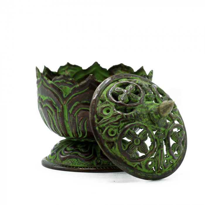 Arzator de Tamaie Tibetan Antic, Lotus [2]