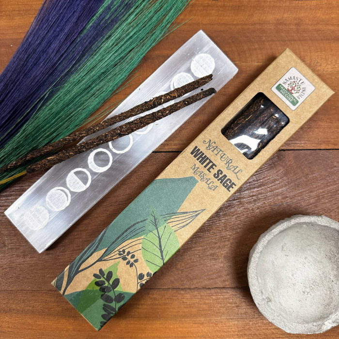 Betisoare Parfumate, Salvie Alba, Natural Botanical Masala [2]