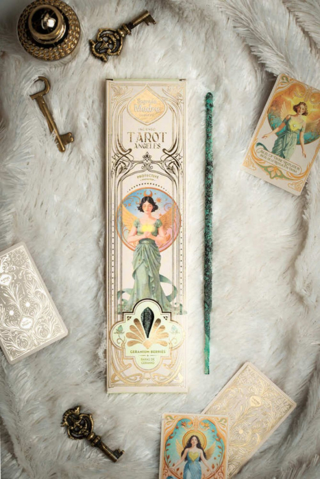 Betisoare Parfumate Tarot Angeles Intelepciune - Frunze de Violeta [2]