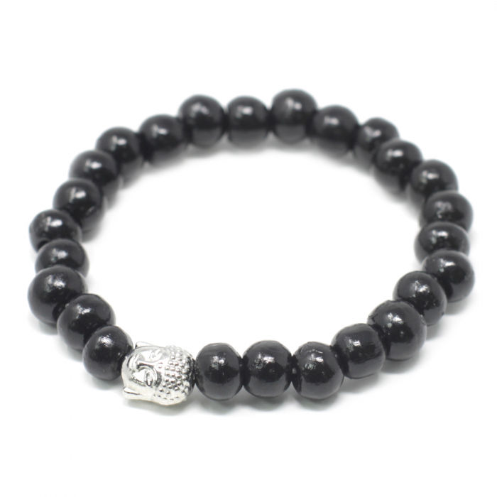 Bratara Buddha cu Margele negre [1]