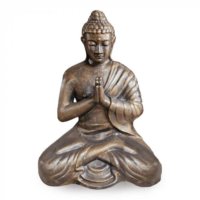 Statuie Buddha Rugator, 1,2 m Auriu Antic [1]