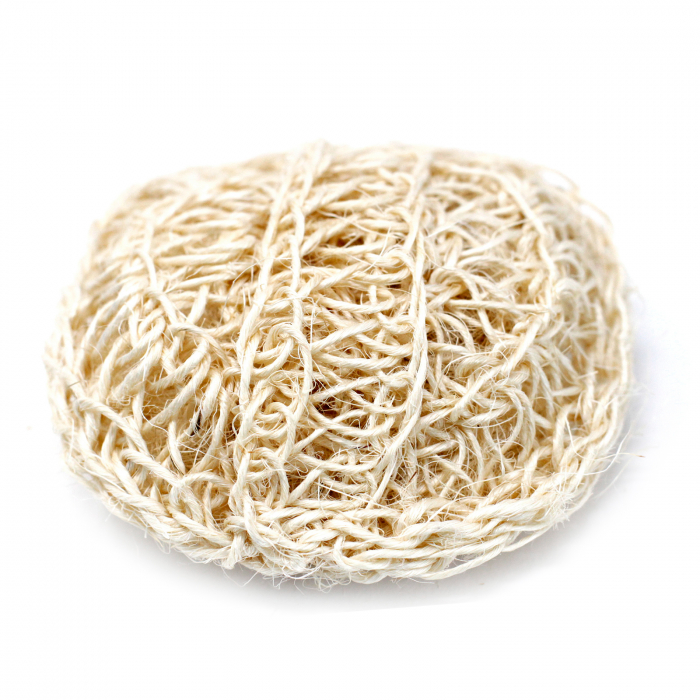 Burete rotund din Sisal pentru Exfoliere [2]