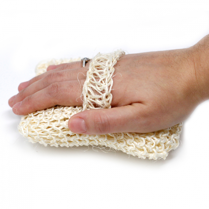 Burete patrat din Sisal pentru Exfoliere [4]