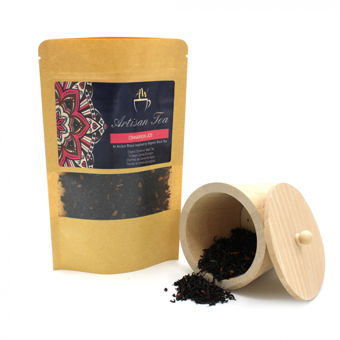 Ceai Negru Organic si Scortisoara, 50g [1]