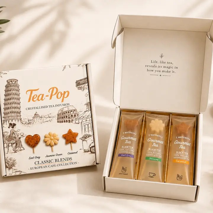 Set Cadou Ceai Tea-Pop European Café, Classic blends [2]