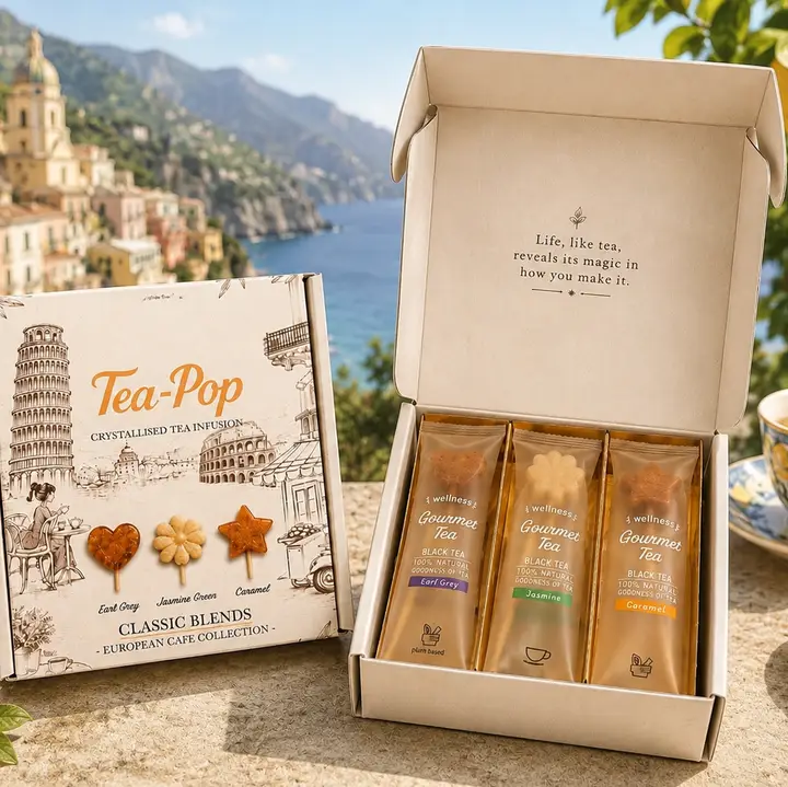 Set Cadou Ceai Tea-Pop European Café, Classic blends [3]