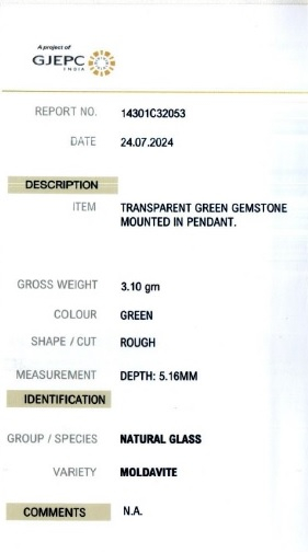 Cercei Moldavit - Argint 925 - M05 [3]
