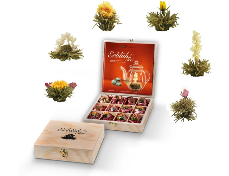 Creano Tea Box Ceai Blooming alb si negru – 8 Arome [5]