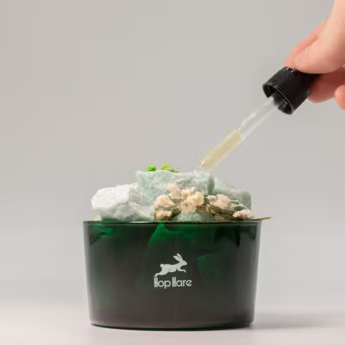 Cristale Difuzante Hop Hare cu Aventurin Verde si Flori Uscate, Magicianul [2]