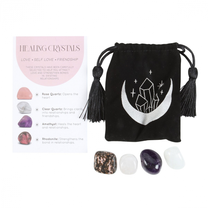 Set Cristale pentru Iubire cu Farfurie Decorativa - Semiluna [3]