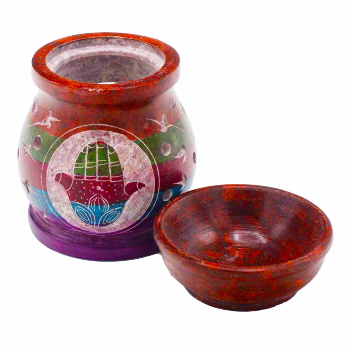 Lampa Aromaterapie Hamsa cu suport pentru lumanare [2]
