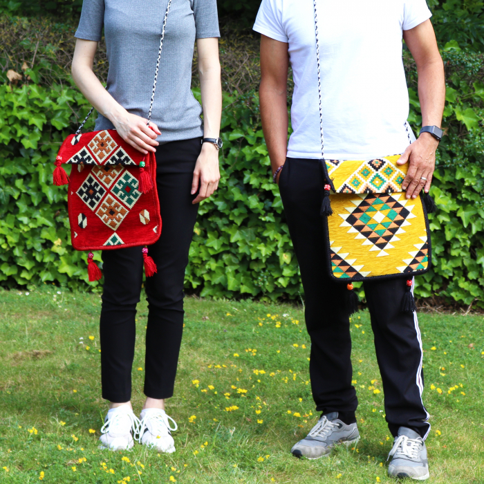 Geanta de Festival, Kilim Messenger, Verde [2]