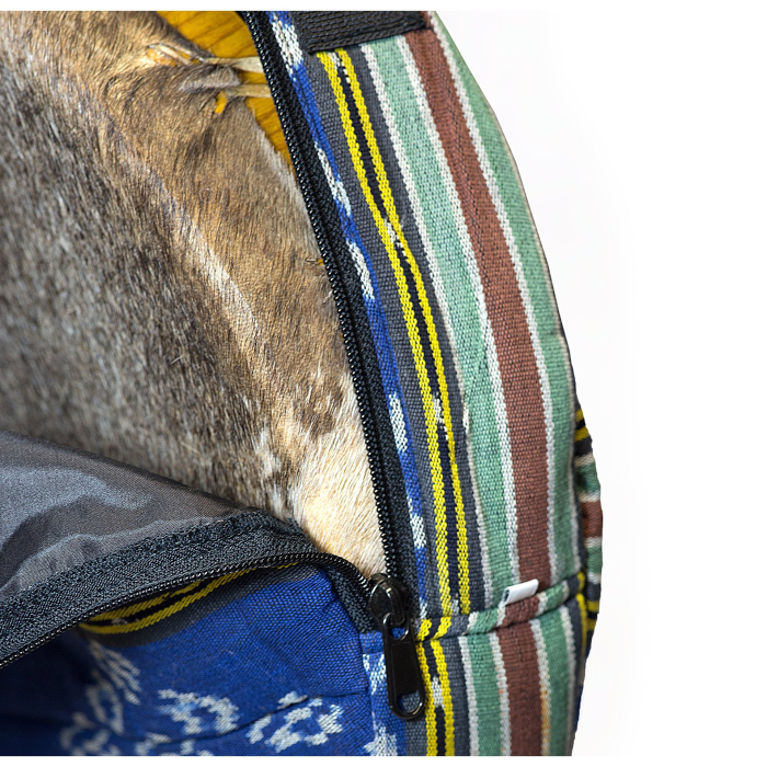 Geanta pentru toba samanica IKAT 50cm Negru [5]