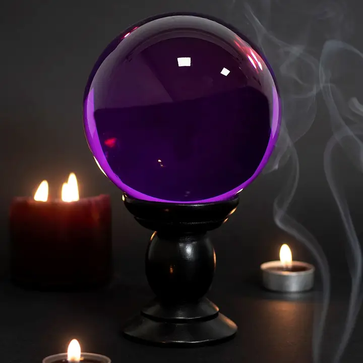 Glob de Cristal Mov cu Suport [2]