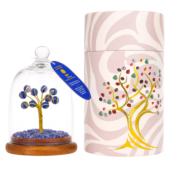 Gradina Cupola cu Pietre Pretioase – Ochiul Rau pe Lapis – 20 Margele [1]