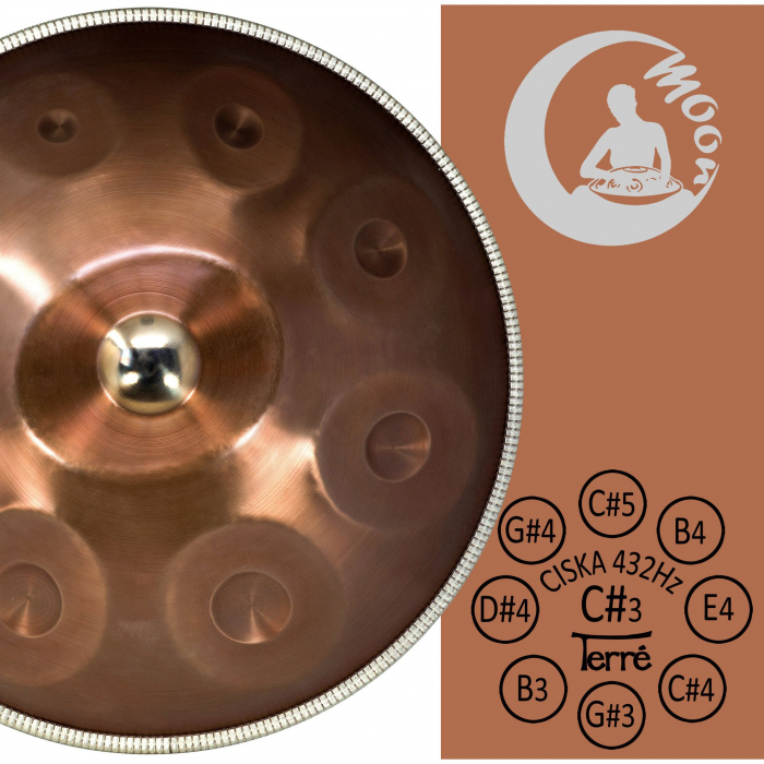 Handpan Moon II 432Hz Instrument Terapeutic [2]