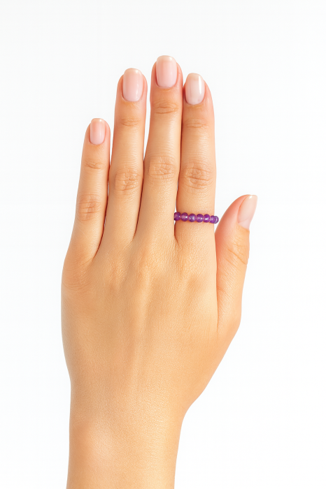 Inel Elastic Ametist 3mm [1]