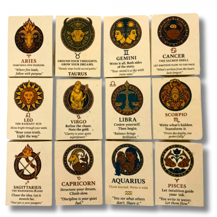 Jurnale Semne Zodiacale, hartie Lokta [3]