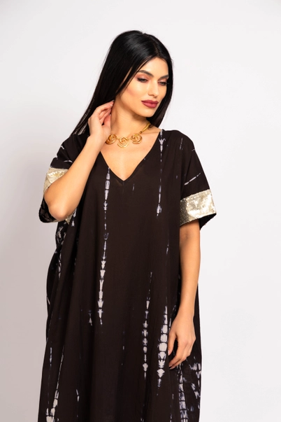 Kaftan Greece din Bumbac cu Paiete [2]