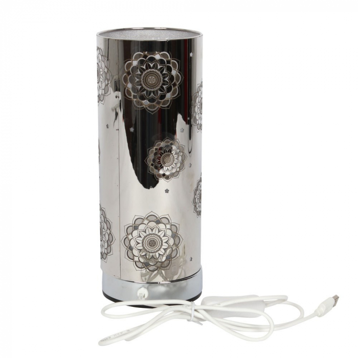 Lampa Electrica, Buddha Mandala, Argintiu [3]