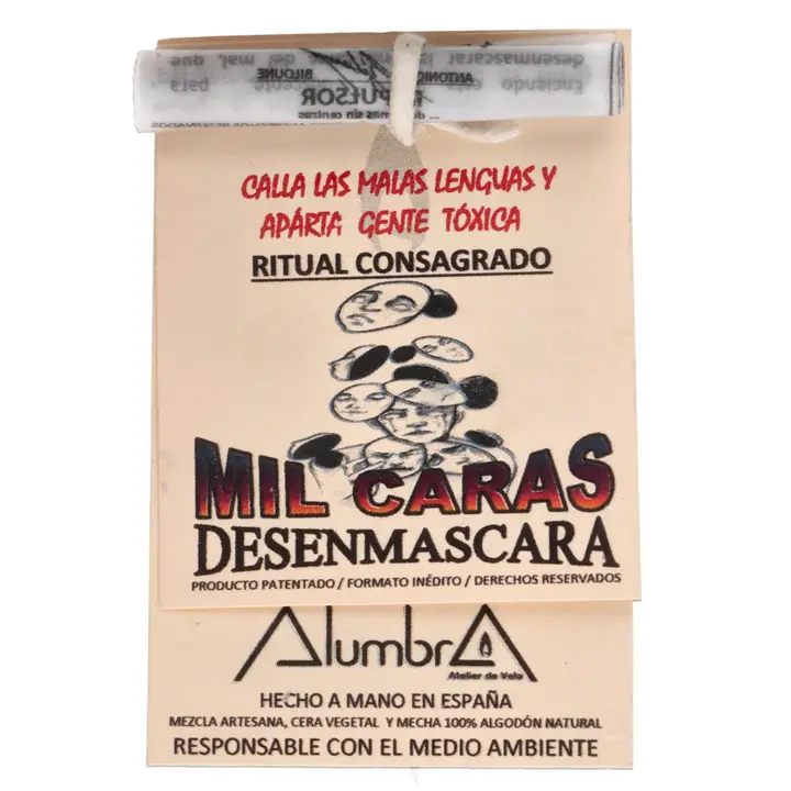 Lumanare artizanala neagra - O Mie de Fete [2]