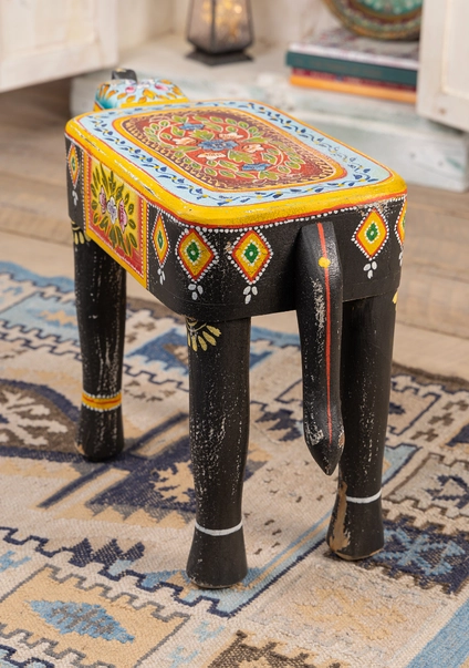 Masuta Elefant Pictata Manual Gaja Negru [2]