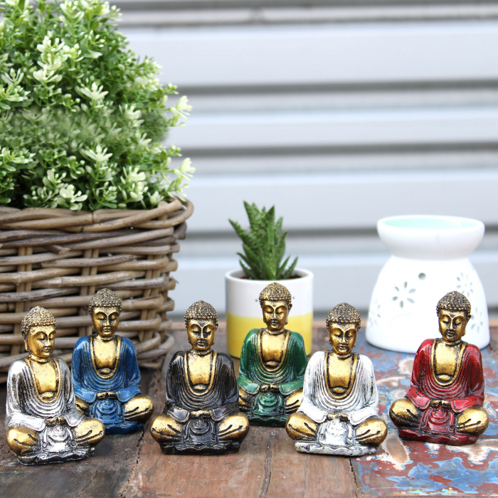 Figurina Feng Shui - Buddha Auriu [2]