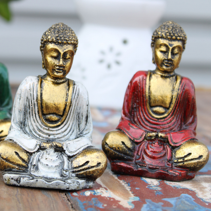 Figurina Feng Shui - Buddha Auriu [2]