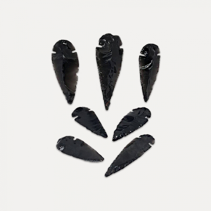 Obsidian Sageata, Piatra Naturala Semipretioasa (Slefuita), 4-7cm, 1 buc [2]