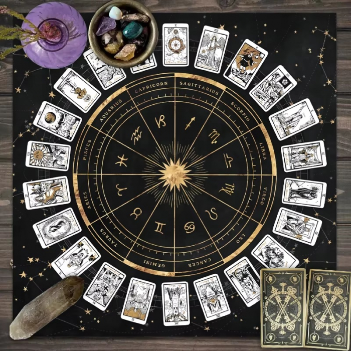 Panza Tarot cu Simboluri Zodiacale, 75 x 75 cm [3]
