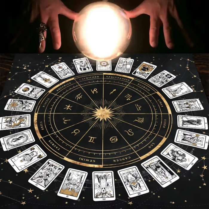 Panza Tarot cu Simboluri Zodiacale, 75 x 75 cm [2]