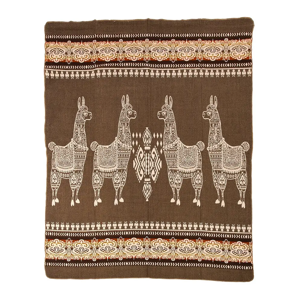 Patura Alpaca Native Blanket Alpaca Brown 225 x 190 cm [2]