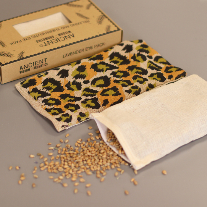 Perna Terapeutica cu Lavanda si Grau pentru ochi, Leopard [3]