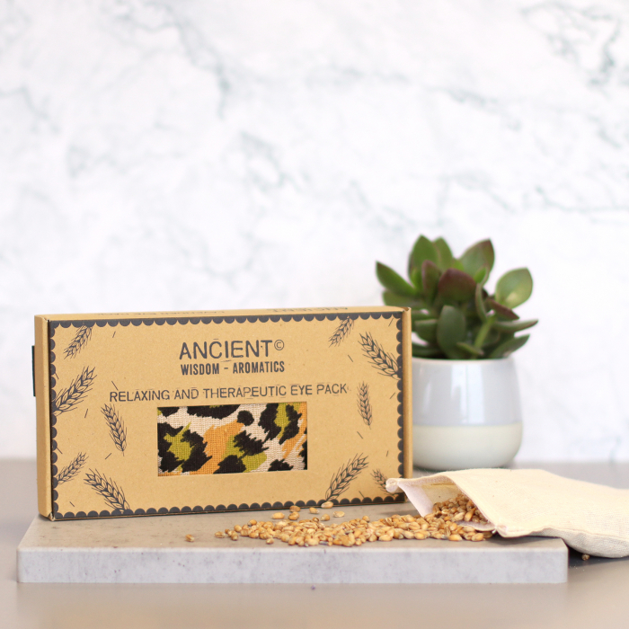 Perna Terapeutica cu Lavanda si Grau pentru ochi, Leopard [5]