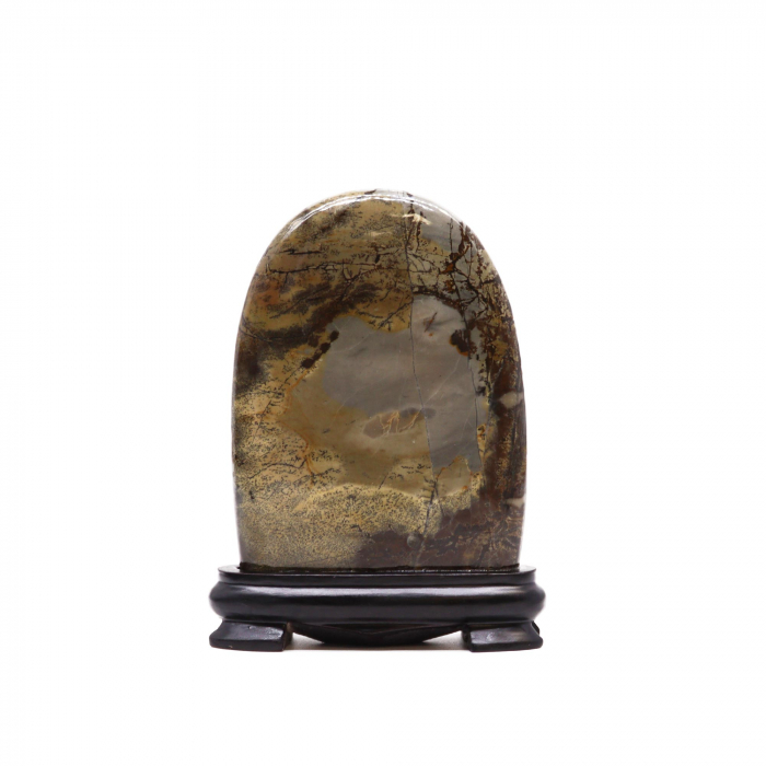 Decoratiune Pictura Guohua pe Piatra, Arc [4]