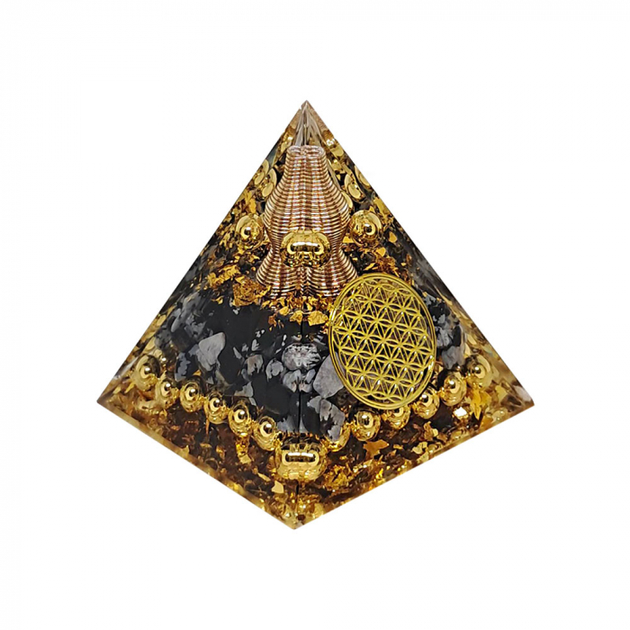 Piramida Orgonit Flower of Life, 5 cm [2]