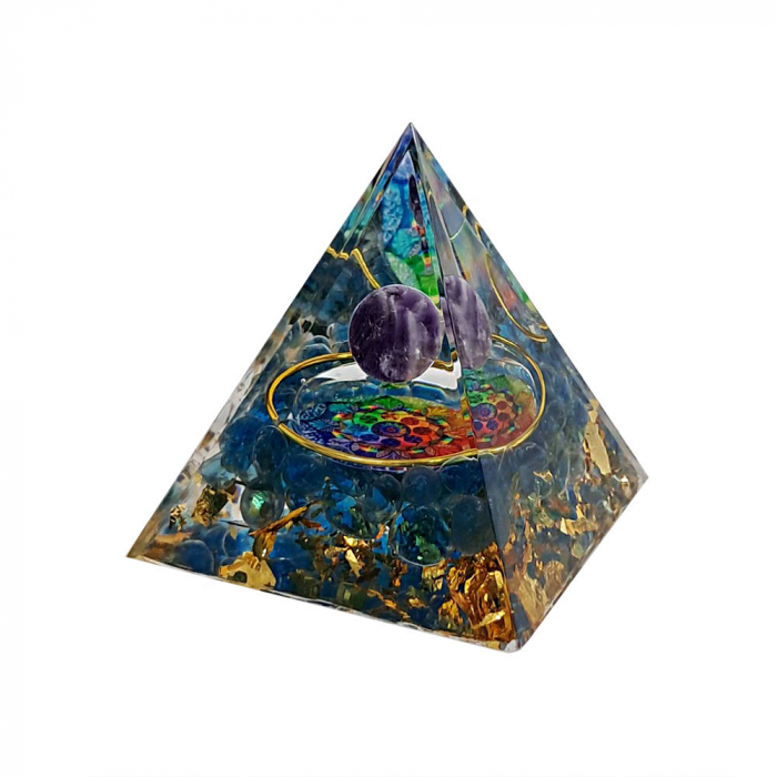 Piramida Orgonit Rainbow, 5 cm [3]