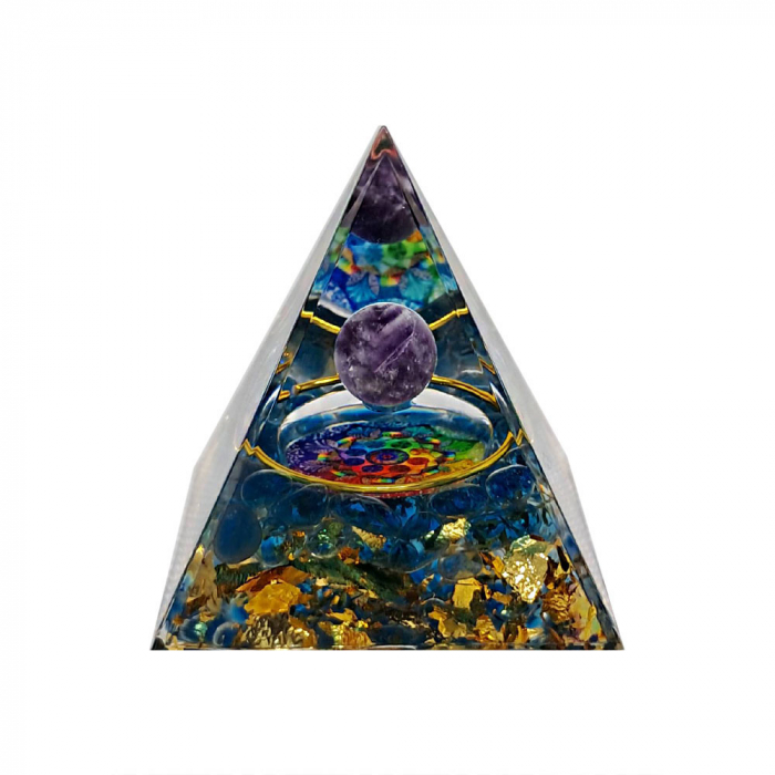 Piramida Orgonit Rainbow, 5 cm [1]