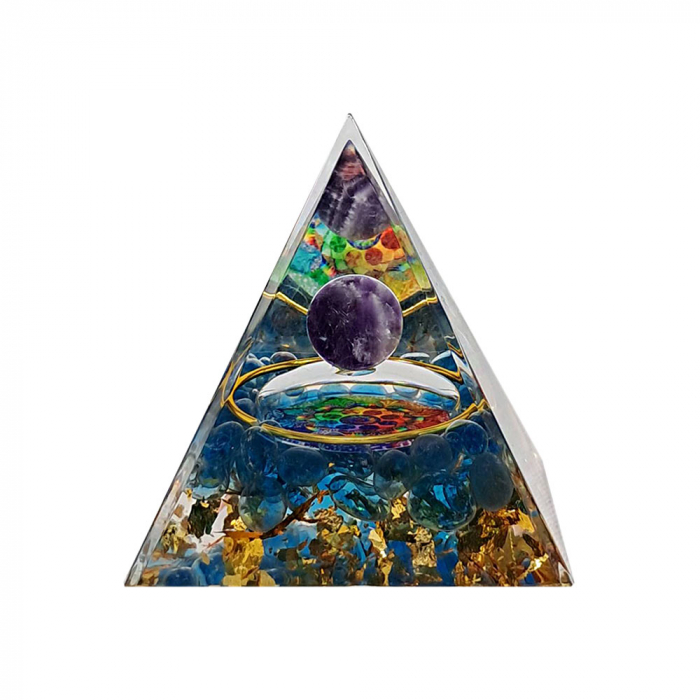 Piramida Orgonit Rainbow, 5 cm [2]
