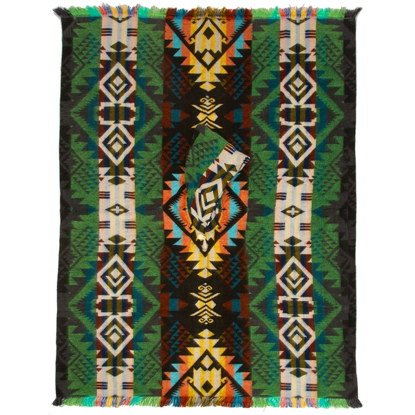 Poncho Alpaca Waorani Verde [4]