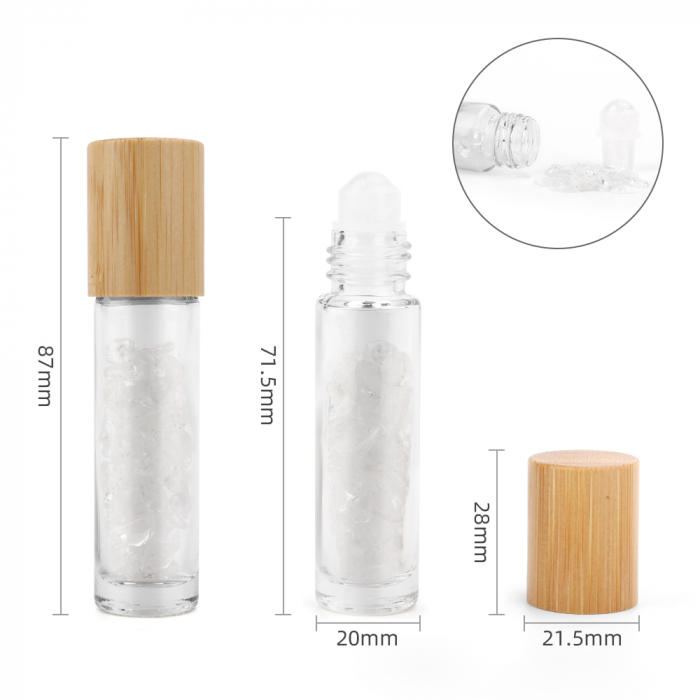 Roll-on cu Cuart de Stanca pentru Uleiuri Esentiale, 10ml [3]