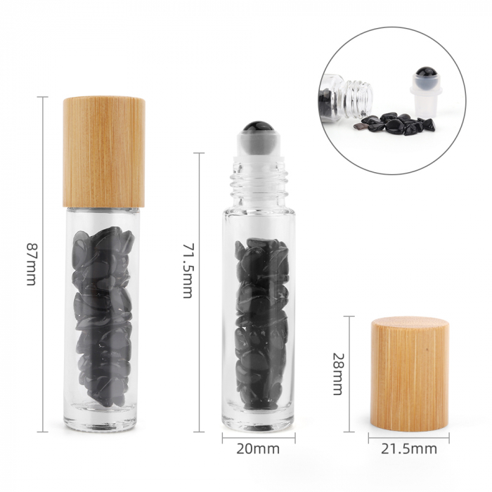 Roll-on cu Turmalina Neagra pentru Uleiuri Esentiale, 10 ml [3]