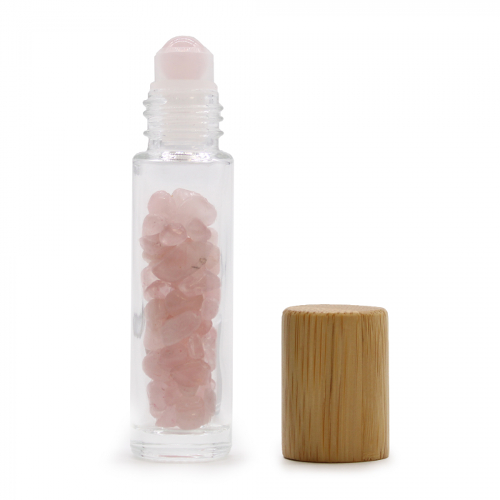Roll-on cu Cuart Roz pentru Uleiuri Esentiale, 10ml [2]