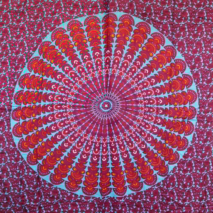 Sarong Mandala, Violet si Albastru, 140x100 cm [2]