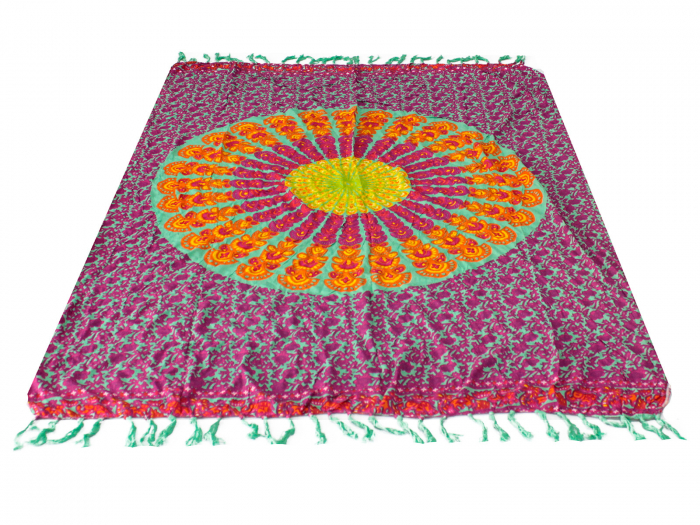 Sarong Mandala, Violet si Albastru, 140x100 cm [3]